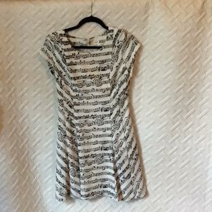 Musical score dress.